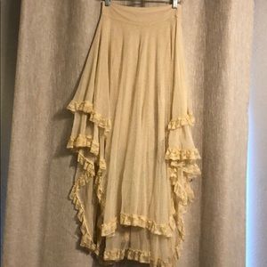 Free people lace skirt